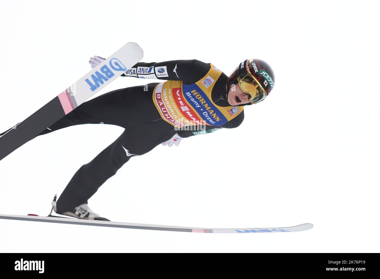 FIS Skisprung-Weltcup - Schanzentournee 4 2019 in Innsvruck am 4. Januar 2019; im Bild: Ryoyu Kobayashi (JPN) © Pierre Teyssot / Maxppp *** Lokale Bildunterschrift *** Stockfoto