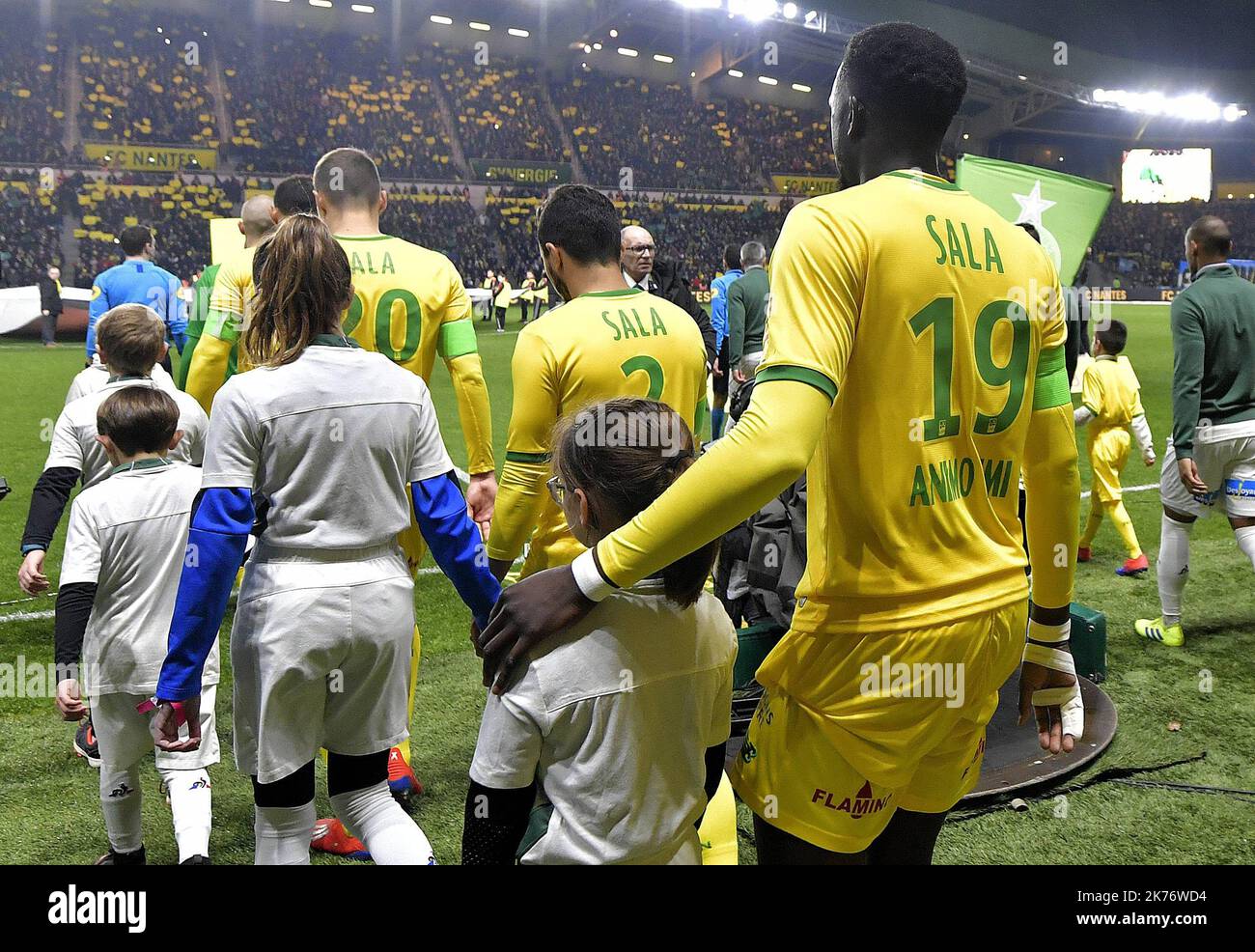 Hommage an Emiliano Sala nantes Stockfoto