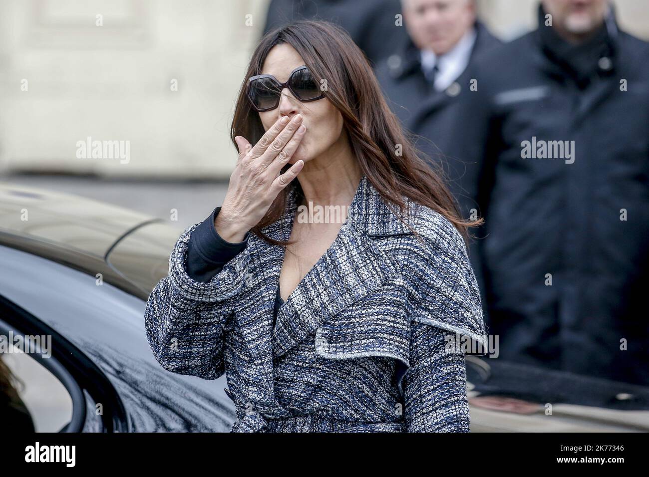 Die Schauspielerin Monica Bellucci nimmt an der Chanel-Show im Rahmen der Paris Fashion Week Womenswear Herbst/Winter 2019/2020 in Paris, Frankreich, Teil. 05/03/2019 Stockfoto