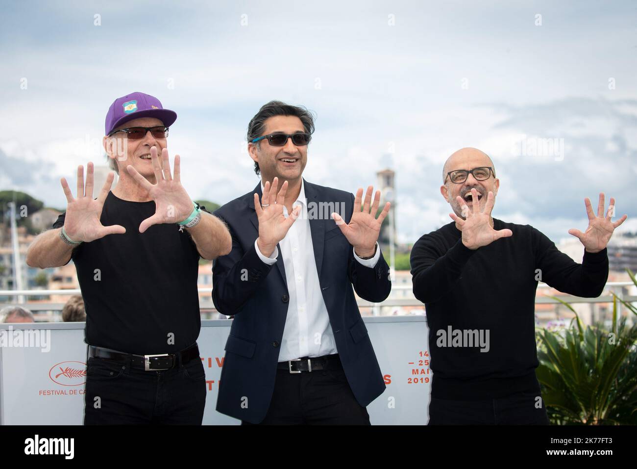 Fotocall du Film DIEGO MARADONA (Royaume-Uni) [Hors Compétition]. De présence du réalisateur Asif KAPADIA (Royaume-Uni) Du monteur Chris KING (Royaume-Uni) et du producteur James GAY-REES (Royaume-Uni) Photo LP / Fred Dugit 72. jährlich stattfindende Filmfestspiele von Cannes in Cannes, Frankreich, Mai 2019. Das Filmfestival findet vom 14. Bis 25. Mai statt. Stockfoto