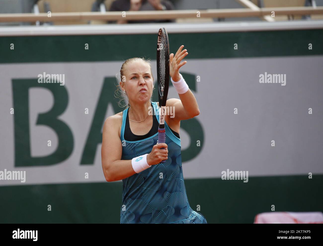 Caroline GARCIA (FRA) gegen Anna BLINKOVA (RUS) French Open Tennisturnier in Paris am 30. Mai 2019. Stockfoto