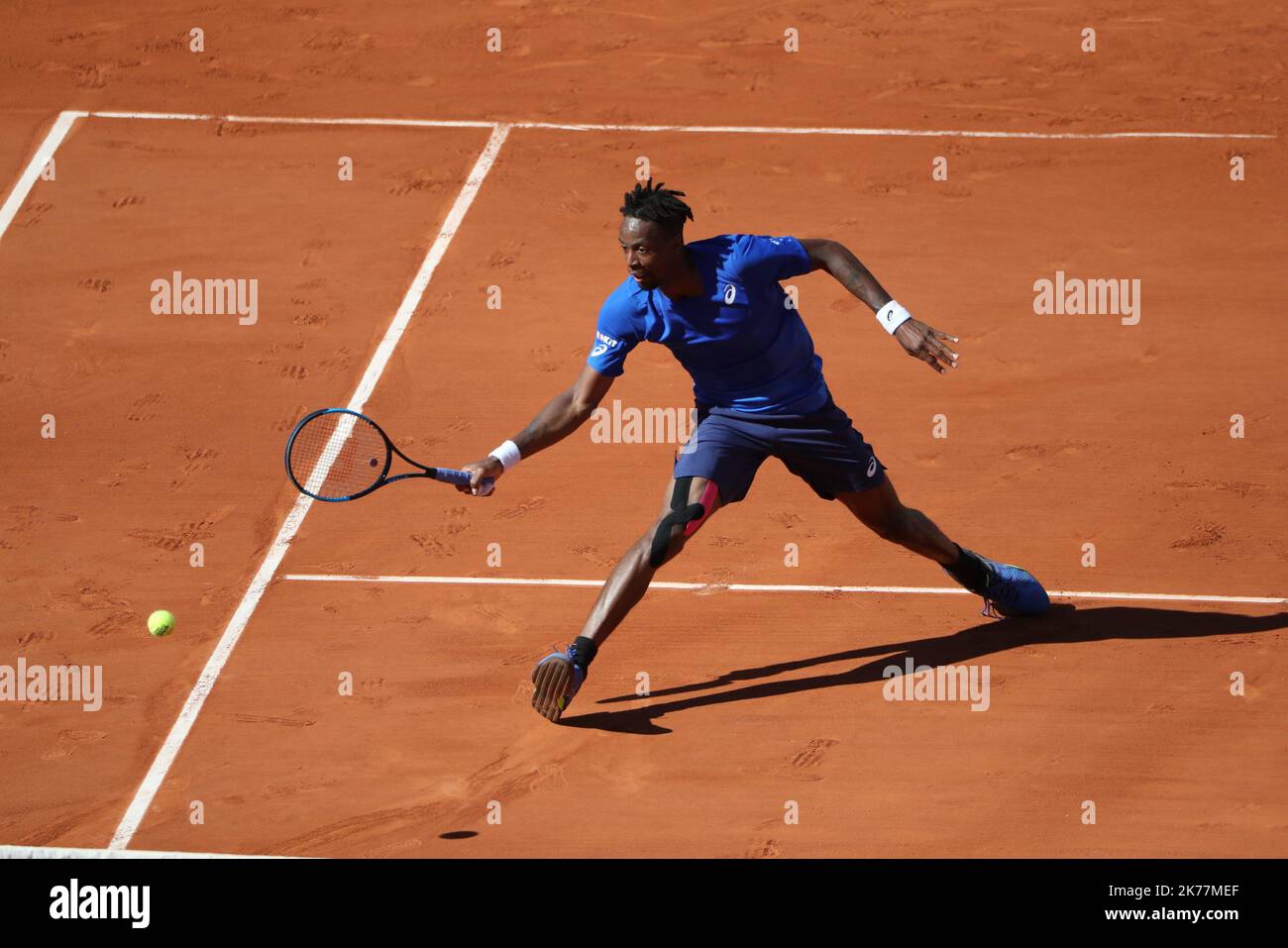 Antoine HOANG (FRA) gegen Gael MONFILS (FRA). Stockfoto