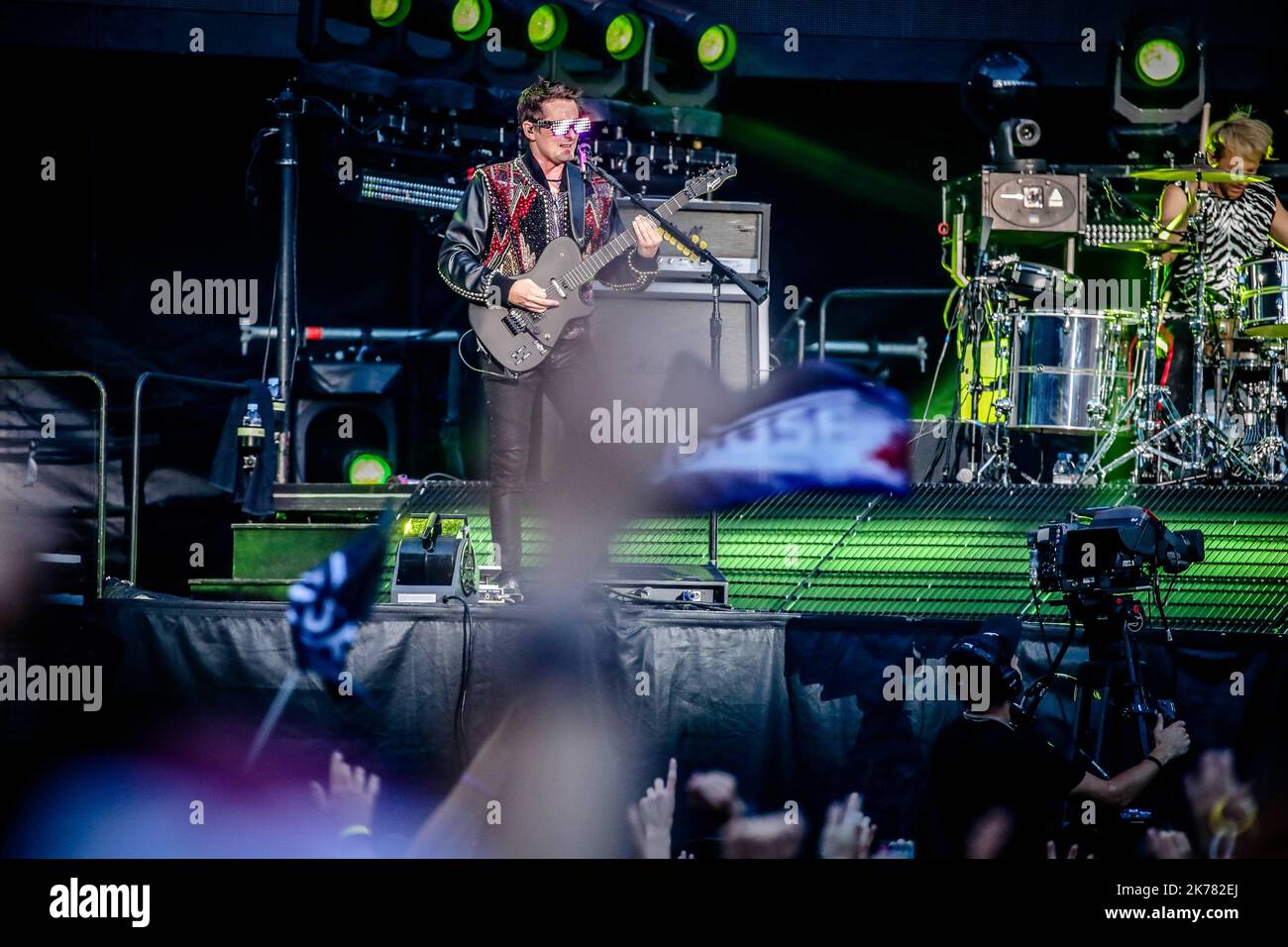 Muse-Konzert in Bordeaux, Frankreich Stockfoto