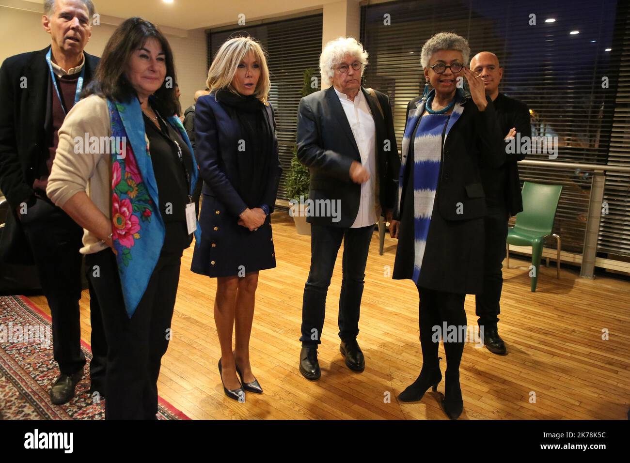 Die französische First Lady Brigitte Macron bei einem Besuch in Amiens am 20. November 2019. Stockfoto