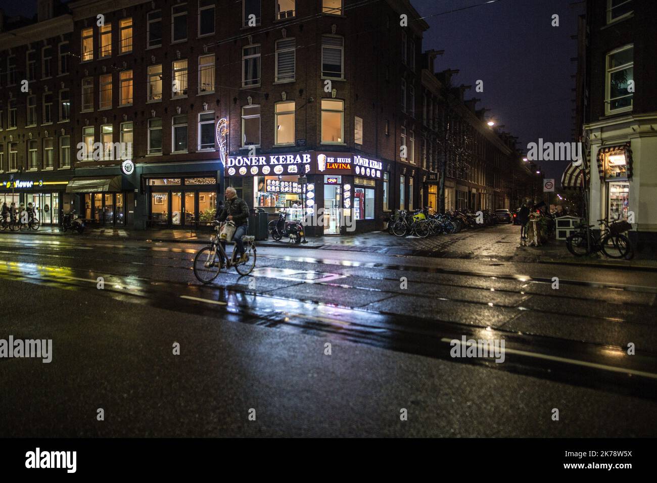 Niederlande (the) / Amsterdam - Zentrum von Amsterdam. Stockfoto