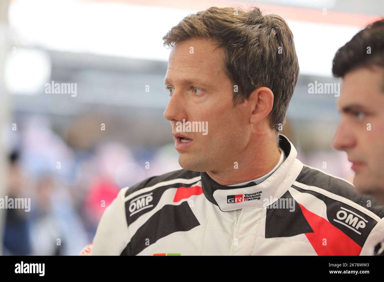 Sébastien Ogier während der Rallye Monte Carlo 2020 in St-Clement-sur-Durance am Freitag, den 24. Januar 2020. Stockfoto