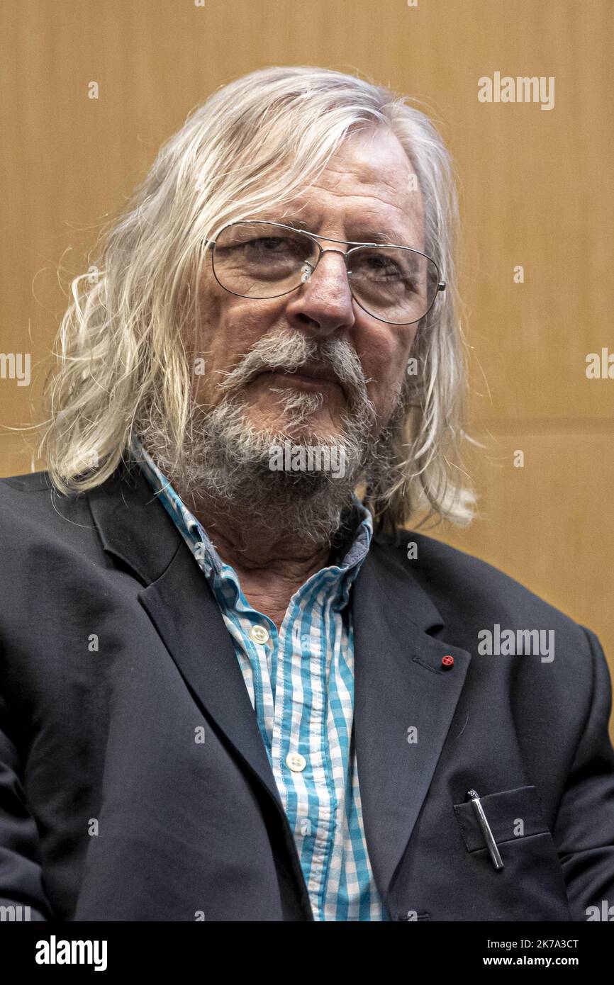 ©Sebastien Muylaert/MAXPPP - der französische Professor Didier Raoult während einer parlamentarischen untersuchungskommission zur Coronavirus-Krise auf der französischen Nationalversammlung in Paris, Frankreich. Politische Führer, Regierungsberater und Direktoren von Gesundheitsbehörden werden an dieser Untersuchung teilnehmen, wie die französische Regierung mit der Covid-19-Epidemie umgegangen ist. 24.06.2020 Stockfoto