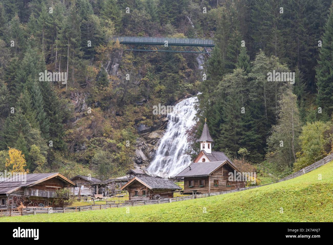 Mühlendorf im Gschnitztal, Tirol, Österreich Stockfoto