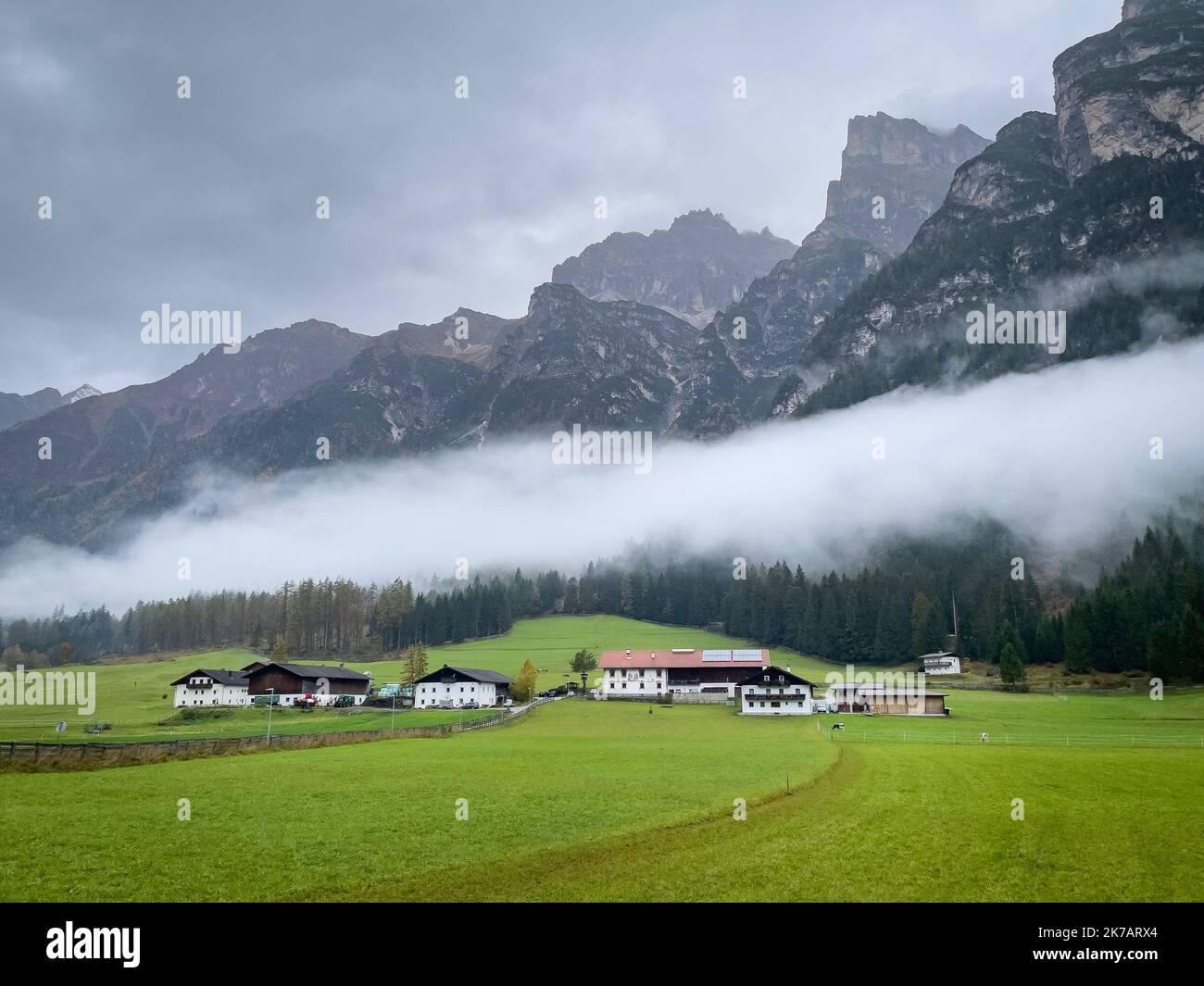 Mühlendorf im Gschnitztal, Tirol, Österreich Stockfoto