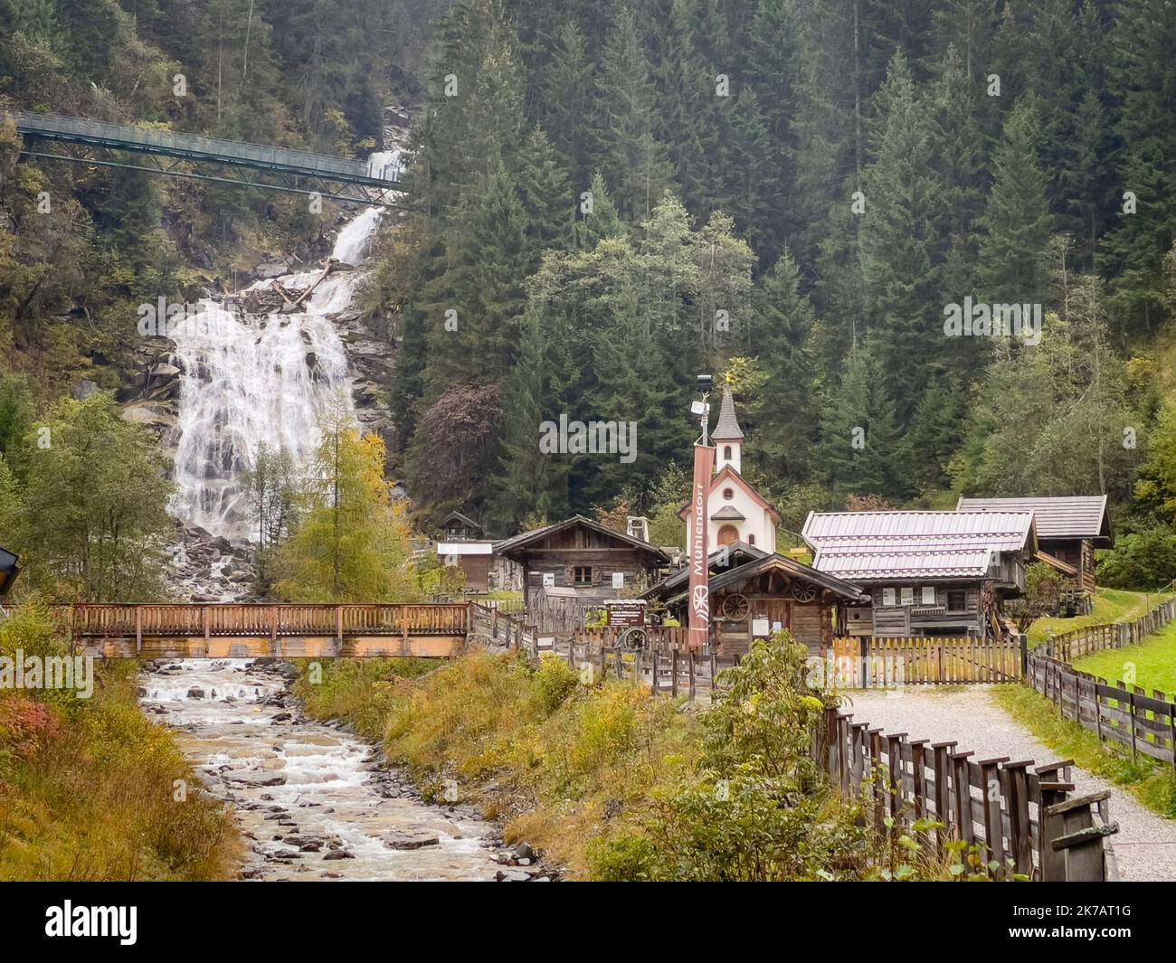 Mühlendorf im Gschnitztal, Tirol, Österreich Stockfoto