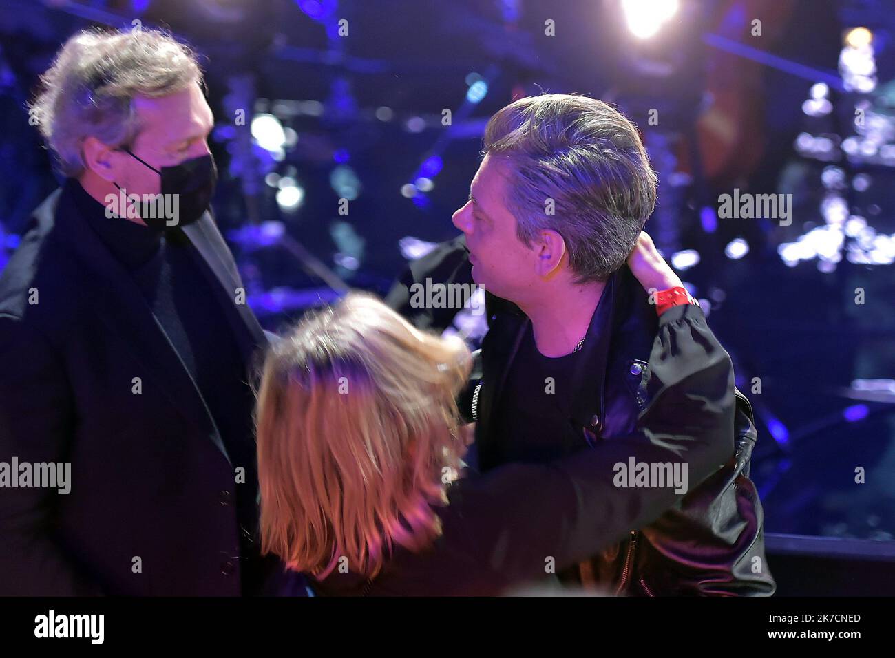 ©FRANCK CASTEL/MAXPPP - 36e Ausgabe des VICTOIRES DE LA MUSIQUE. Pour sa 36eme Edition, la ceremonie des Victoires de la musique se tiendra a la seine Musicale de Boulogne Billancourt, sans public. BOULOGNE BILLANCOURT, FRANKREICH FEBRUAR 12 FEBRUAR 2021. Benjamin Biolay bei den 36. Victoires de la Musique, die am 12. Februar 2021 in frankreich in der La seine Musicale in Bolougne Billancourt abgehalten wurden Stockfoto