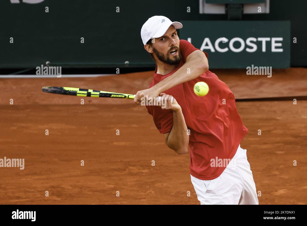 ©PHOTOPQR/LE PARISIEN/olivier corsan ; Paris ; 30/05/2021 ; Paris, Frankreich, le 30 Mai 2021. Tournoi Open du Grand Chelem sur terre battue de Roland Garros 1er Tour Oscar OTTE (GER) die 2021 French Open bei Roland Garros am 30. Mai 2021 in Paris, Frankreich Stockfoto