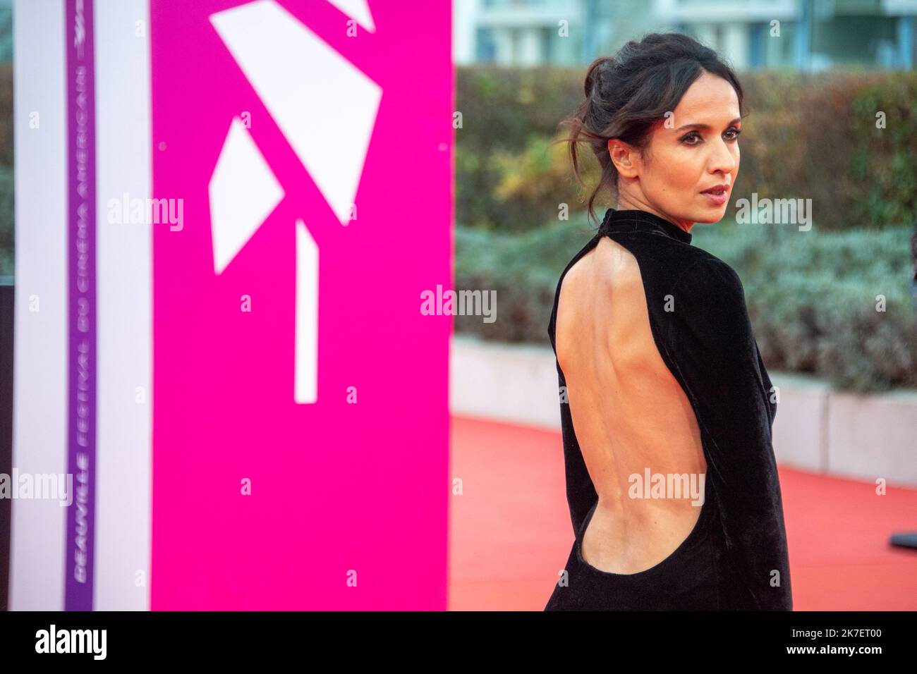 ©PHOTOPQR/OUEST FRANKREICH/Daniel FOURAY ; Deauville . 14 . ; 10/09/2021 ; 47e Festival du cinéma américain de Deauville . Amelle Chahbi . Omédien . Foto Daniel Fouray . - 2021/09/10. American Film Festival of Deauville. Stockfoto