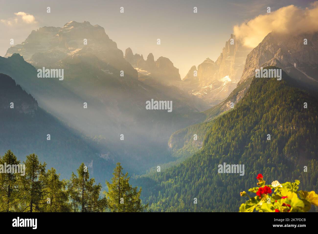 Adamello Brenta, Landschaft in den italienischen Dolomiten, Norditalien Stockfoto