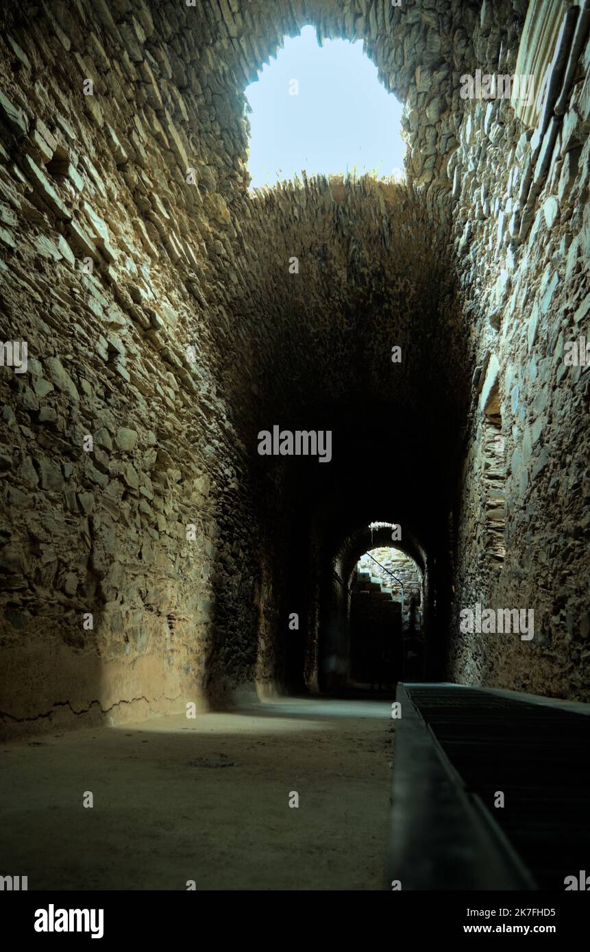 Cryptoporticus fo Mertola in Alentejo, Portugal Stockfoto