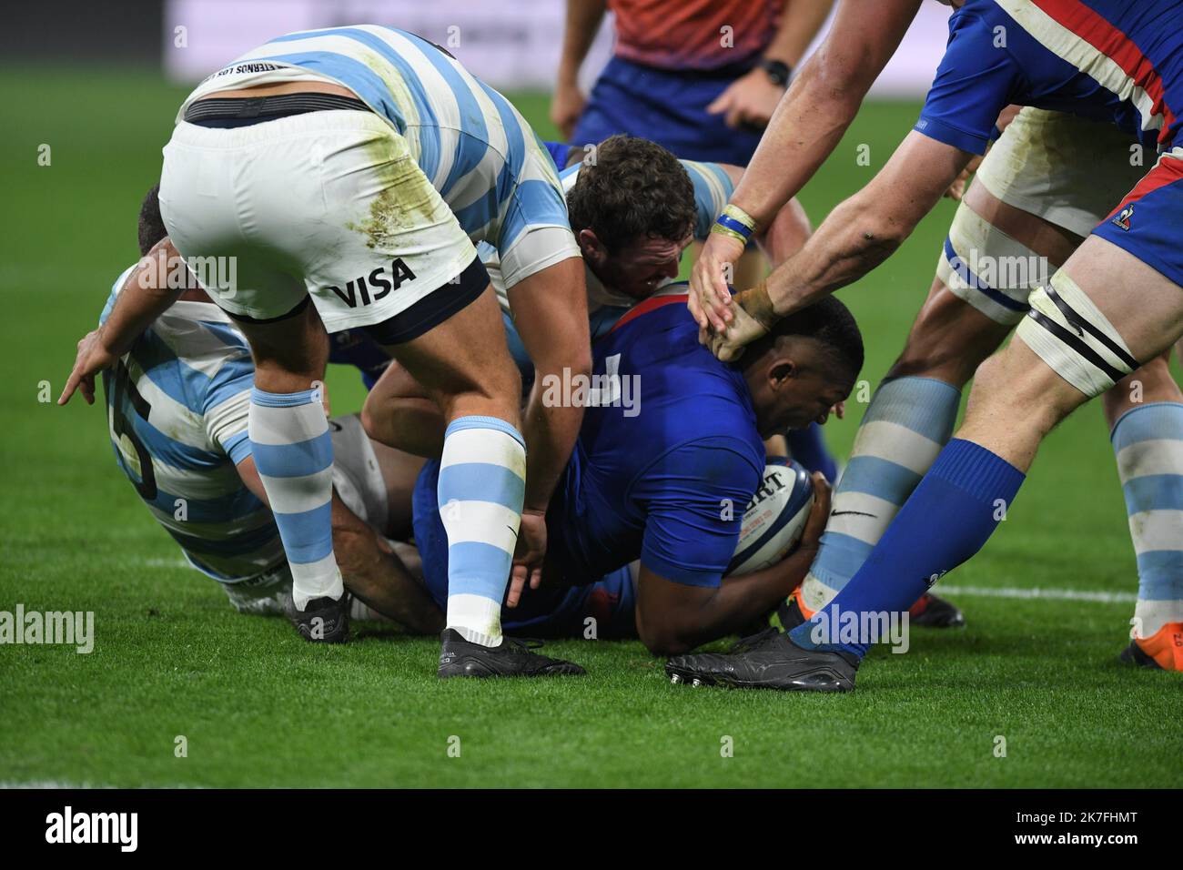 ©PHOTOPQR/VOIX DU NORD/1 ; 07/11/2021 ; 06/11/2021. Rugby, tournÃ©e d'automne, France-Argentine, au Stade de France. FOTO PIERRE ROUANET LA VOIX DU NORD Stockfoto