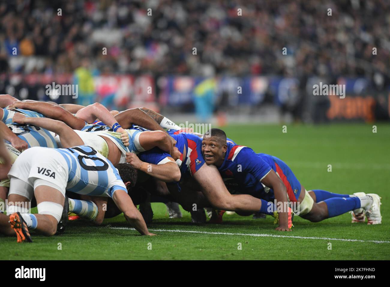 ©PHOTOPQR/VOIX DU NORD/1 ; 07/11/2021 ; 06/11/2021. Rugby, tournÃ©e d'automne, France-Argentine, au Stade de France. FOTO PIERRE ROUANET LA VOIX DU NORD Stockfoto