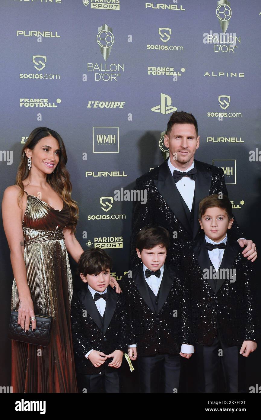 ©FRANCK CASTEL/MAXPPP - Ballon D oder Photocall im Theater Du Chatelet ...