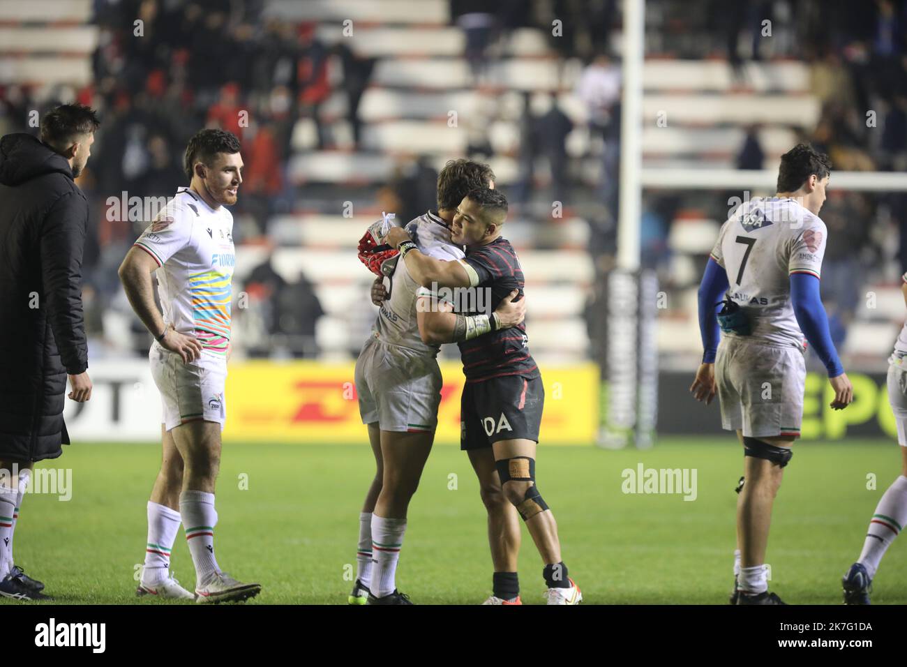 ©PHOTOPQR/NICE MATIN/Luc Boutria ; ; 18/12/2021 ; Challenge européen Rugby Toulon rct contre les italiens des zebres Stockfoto