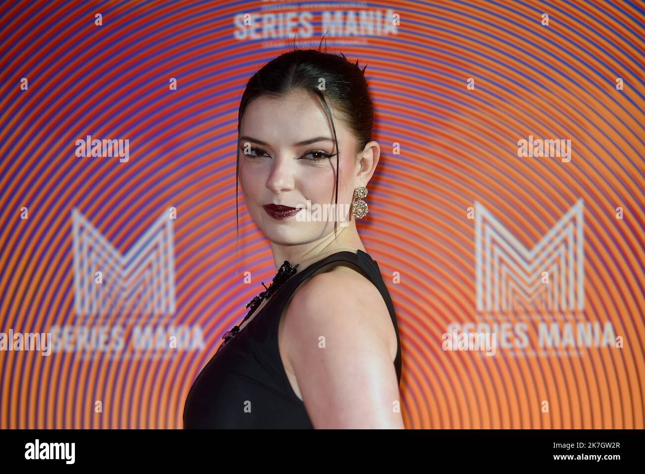 ©Agence Franck Castel/MAXPPP - 17/03/2022 LILLE, FRANKREICH MÄRZ 18 Clara Marz nimmt am 18. März 2022 in Lille, Frankreich, an der Fotoserie der Eröffnungsfeier des Series Mania Festivals Teil. Stockfoto