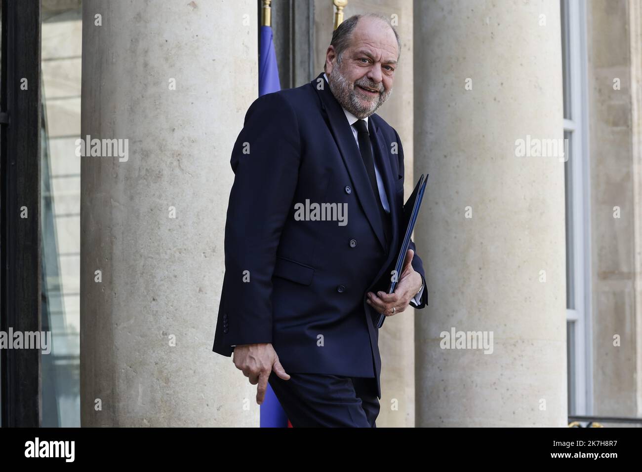 ©PHOTOPQR/LE PARISIEN/olivier corsan ; Paris ; 20/04/2022 ; Eric Dupond-Moretti, Garde des sceaux, ministre de la Justice - Französische Regierung Paris 20. April 2022 Stockfoto