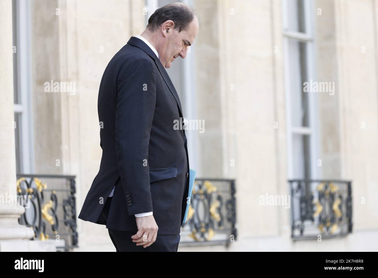 ©PHOTOPQR/LE PARISIEN/olivier corsan ; Paris ; 20/04/2022 ; Jean Castex, Premier Ministre - Französische Regierung Paris April 20, 2022 Stockfoto