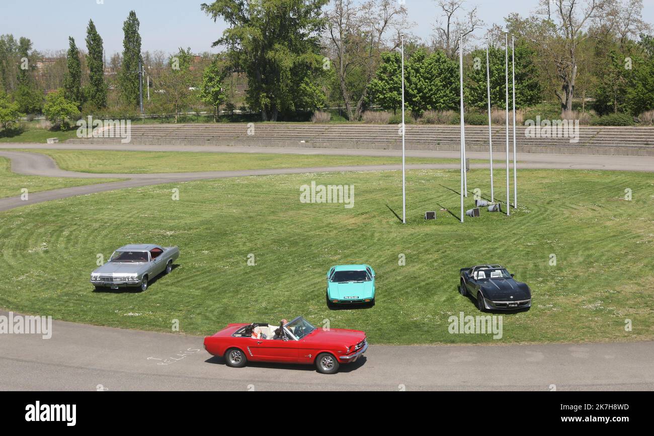 ©PHOTOPQR/L'ALSACE/Vincent VOEGTLIN ; Mulhouse ; 20/04/2022 ; autodrome du Musée National de l' Automobile, Sammlung Schlumpf, à Mulhouse le 20 avril 2022. - Frankreich, Mulhouse 20. April 2022 das Nationale Automobilmuseum beherbergt die schönste Automobilsammlung der Welt mit mehr als 450 außergewöhnlichen Autos. Stockfoto