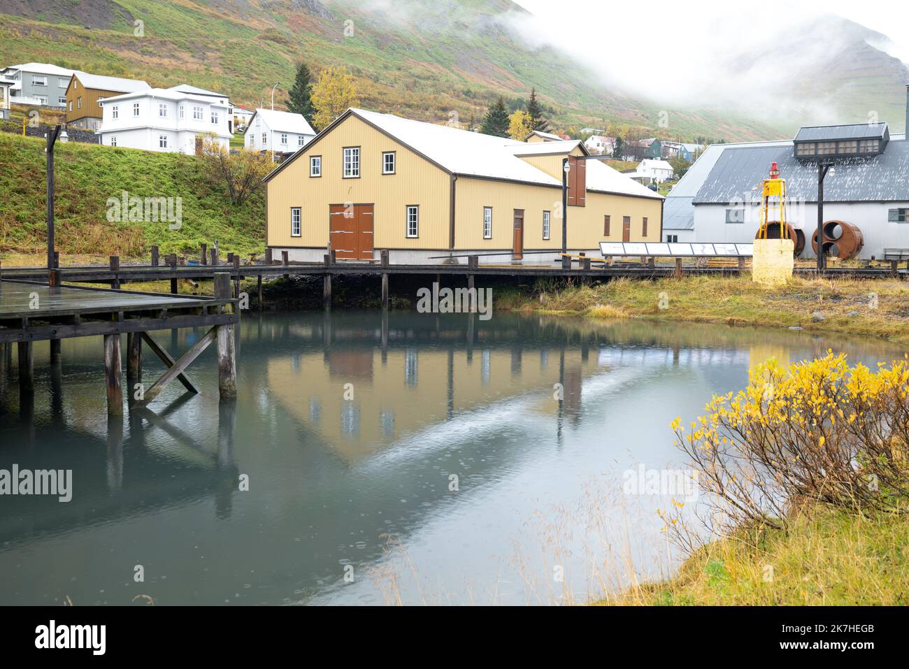 Siglufjorour, Island Stockfoto