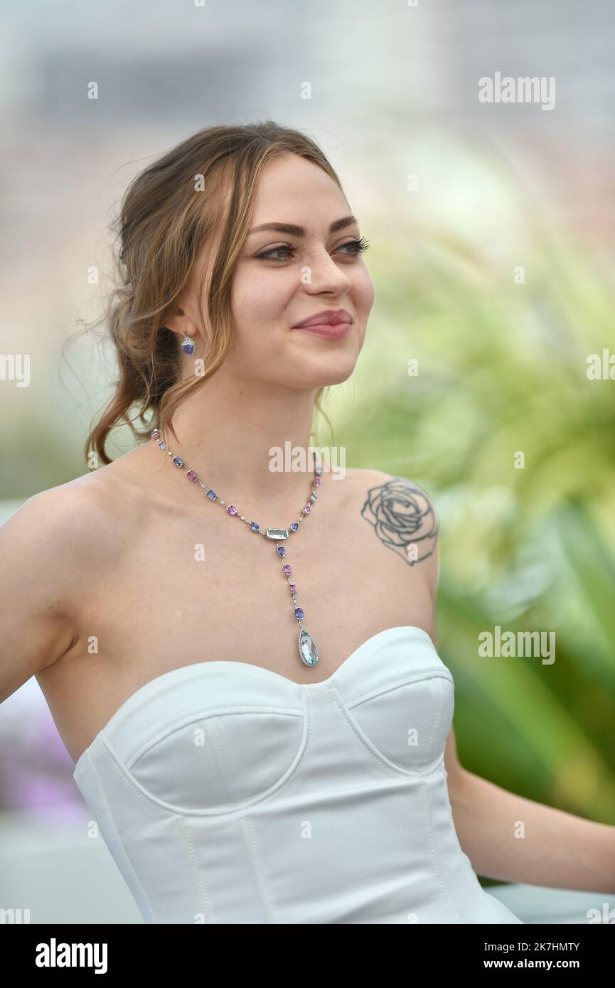 ©franck castel/MAXPPP - 21/05/2022 Triangle of Traurigkeit Photocall - die jährlichen Filmfestspiele von Cannes 75. CANNES, FRANKREICH - MAI 22 Stockfoto