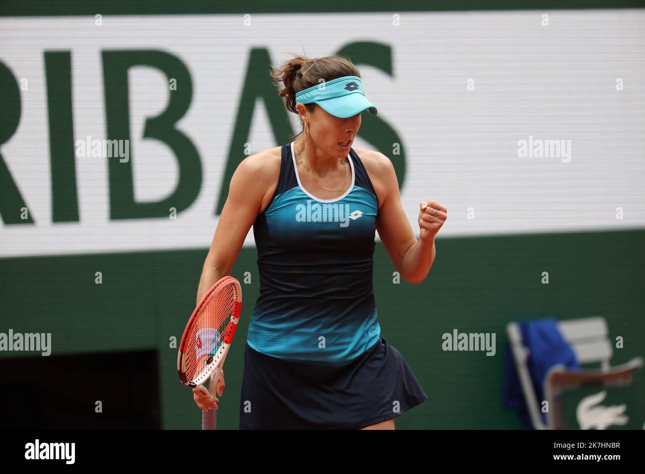 ©PHOTOPQR/LE PARISIEN/LP / Arnaud Journois ; PARIS ; 24/05/2022 ; TENNIS , ROLAND GARROS 2022 , 24/05/2022 ALIZEE CORNET vs Misaki Doi Stockfoto