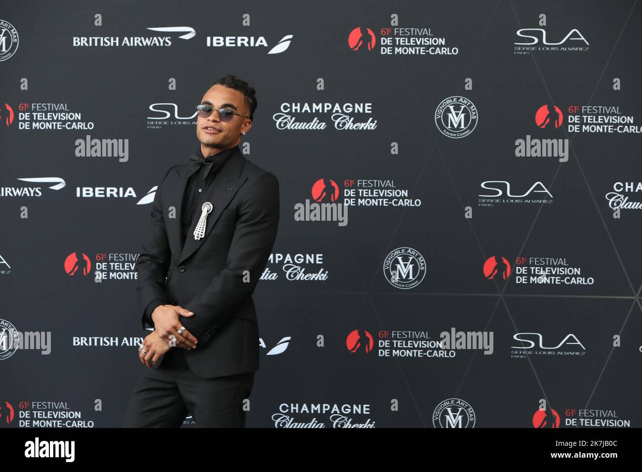 ©PHOTOPQR/NICE MATIN/Franz Chavaroche ; Monaco ; 17/06/2022 ; MONACO 61EME FESTIVAL DE TELEVISION - THEO CHRISTINE Eröffnungszeremonie des 61. Monte Carlo TV Festivals am 17. Juni 2022 in Monte-Carlo, Monaco Stockfoto