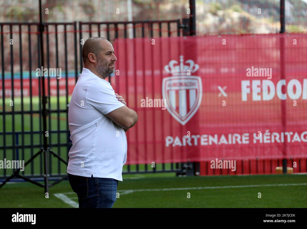 ©PHOTOPQR/NICE MATIN/Jean François Ottonello ; La Turbie ; 21/06/2022 ; Reprise de l'entrainement pour l'AS Monaco au Centre de Performance de l'AS Monaco - Paul Mitchell, directeur sportif - JUNI 21. 2022 ASM MONACO SOCCER CLUB ZURÜCK BEI DER AUSBILDUNG FÜR DIE 2022-2023 FIRST LEAGUE CHAMPIONSHIP Stockfoto