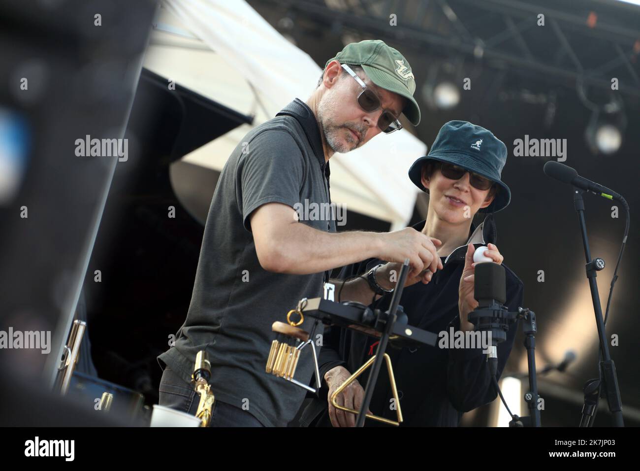 ©PHOTOPQR/NICE MATIN/Patrice Lapoirie ; Antibes ; 13/07/2022 ; Jazz ein juan STACEY KENT STACEY KENT bei Juan Les Pins für Jazz Festival Juli 13 2022 Stockfoto