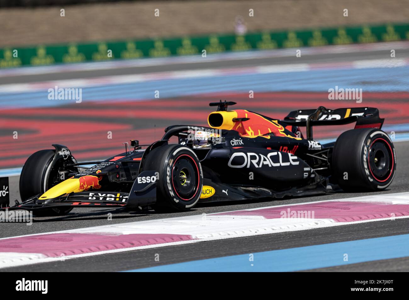 â©PHOTOPQR/LA PROVENCE/TOMASELLI Antoine; Le Castelet; 24/07/2022; Formule 1 â €¢ Grand Prix de France â €¢ Kurs â €¢ Circuit Paul Ricard. VERSTAPPEN Stockfoto