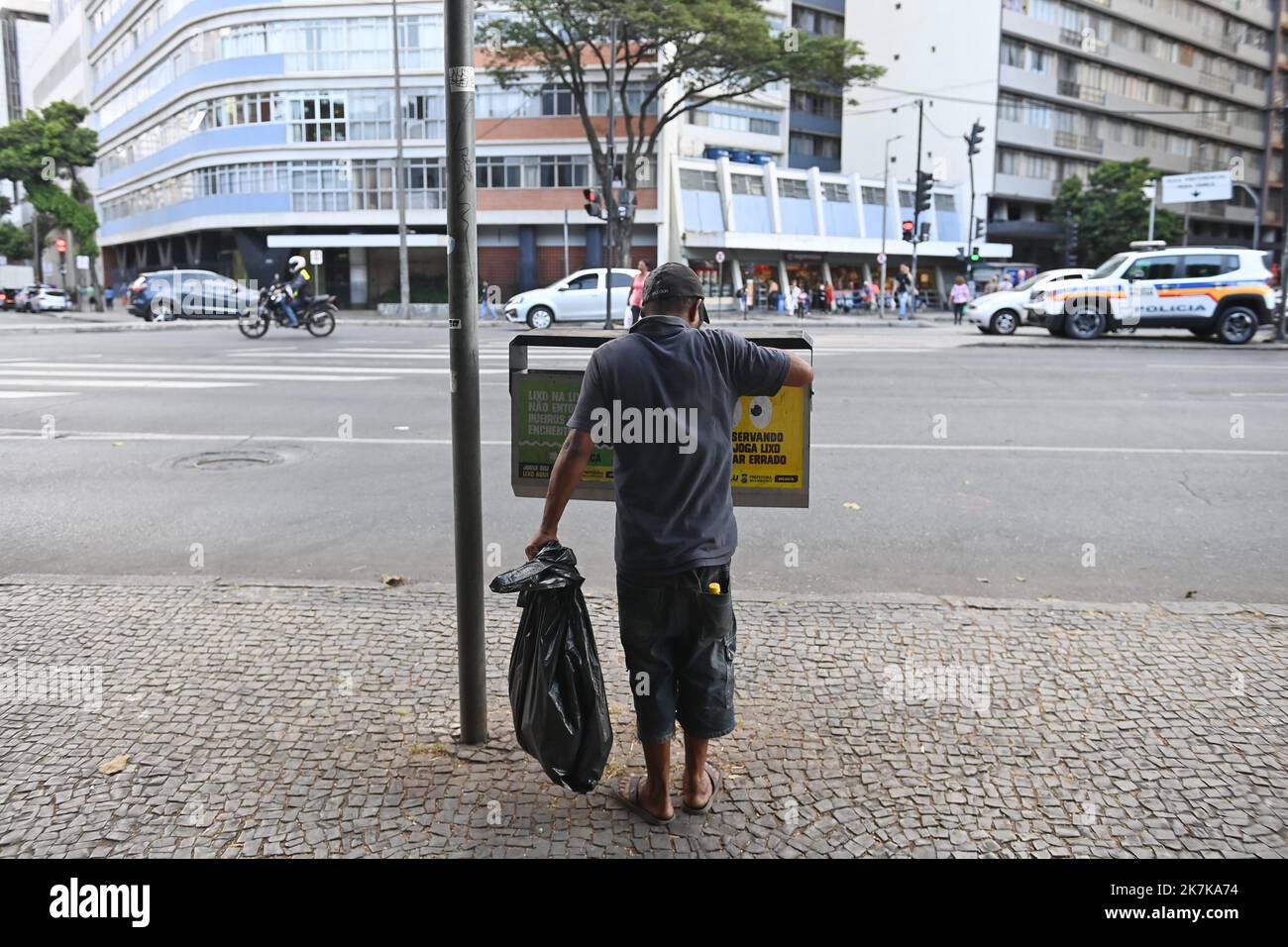 ©PHOTOPQR/OUEST FRANCE/Franck Dubray ; Belo Horizonte ; 19/08/2022 ; Reportage au Brésil avant les élections présidentielles qui auront lieu en Octobre.?Scène de la vie quotidienne dans la ville de Belo Horizonte ( Foto Franck Dubray ) - Brasilien vor den Präsidentschaftswahlen August 2022 Stockfoto