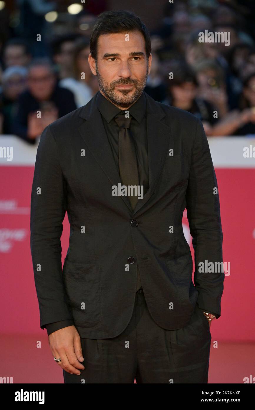 Edoardo Leo besucht den roten Teppich des Films 'war La guerra