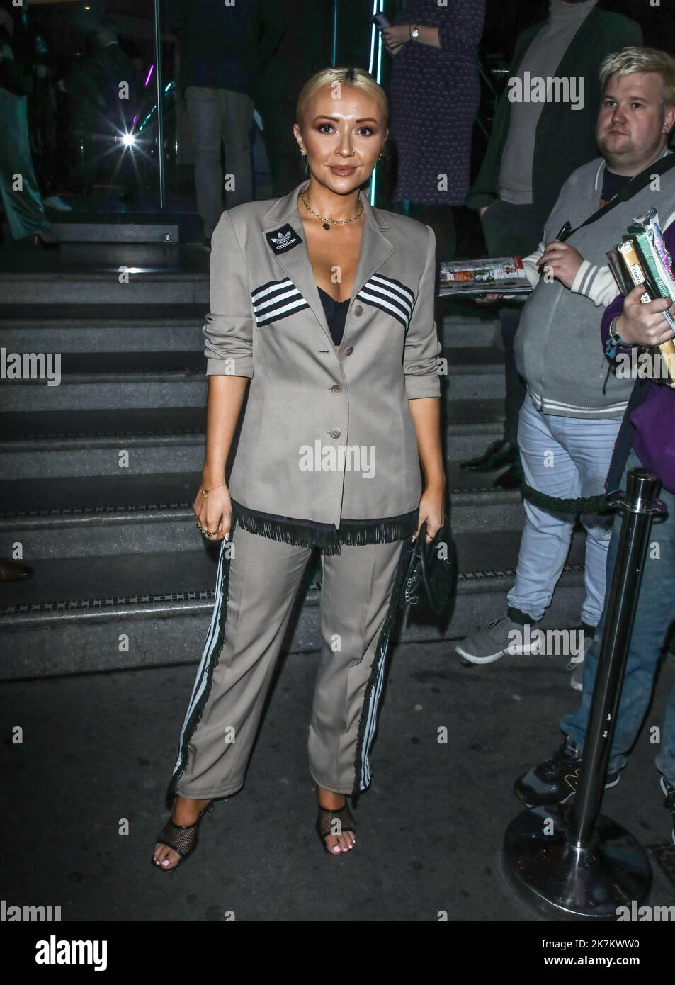 London, Großbritannien. 17. Oktober 2022. Kimberly Hart-Simpson sah die Ankunft für die Inside Soap Awards 2022 in der Wardour Street 100 in London. Kredit: SOPA Images Limited/Alamy Live Nachrichten Stockfoto