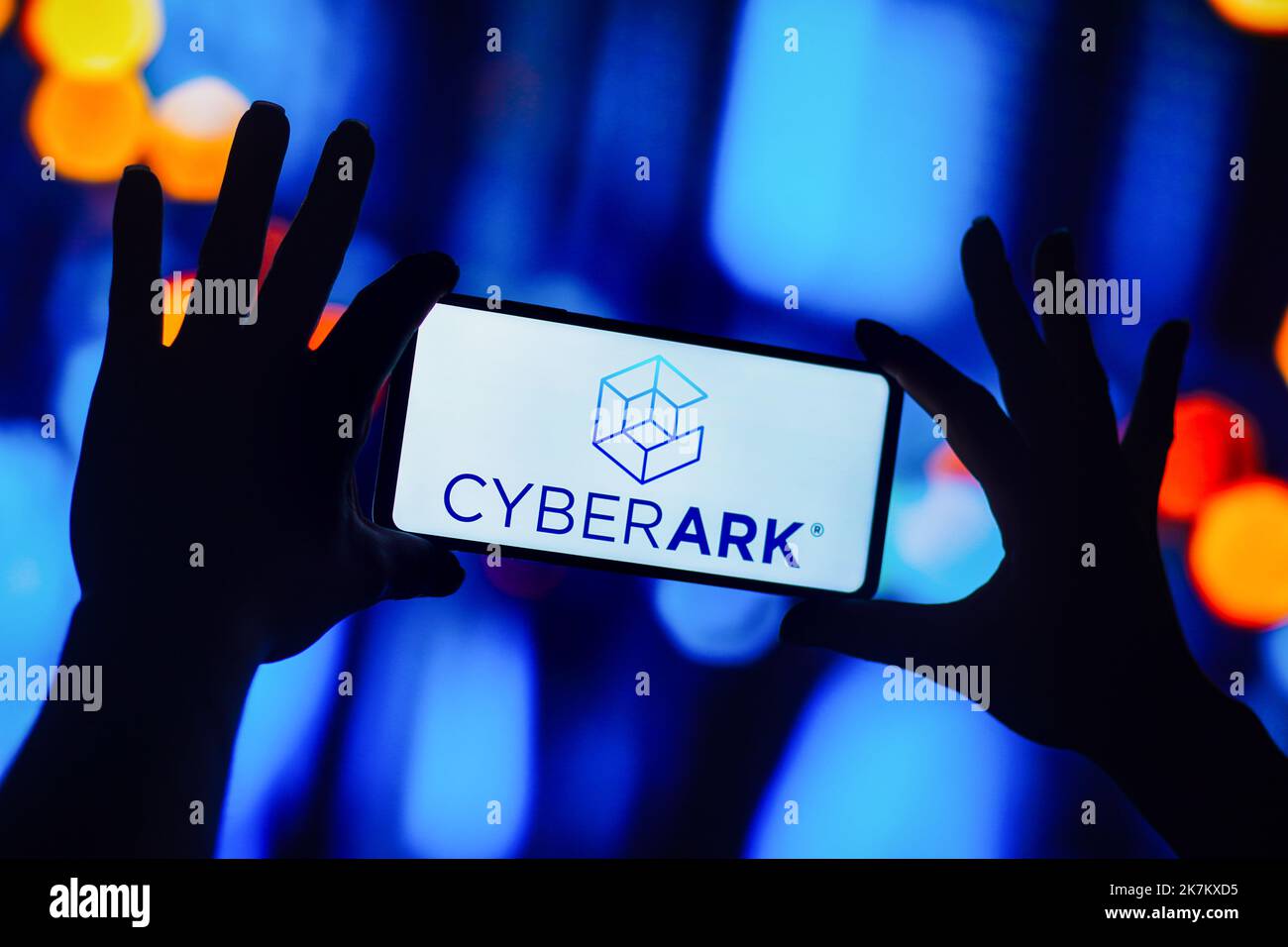 Brasilien. 17. Oktober 2022. In dieser Abbildung wird das CyberArk-Logo auf einem Smartphone-Bildschirm angezeigt. Kredit: SOPA Images Limited/Alamy Live Nachrichten Stockfoto