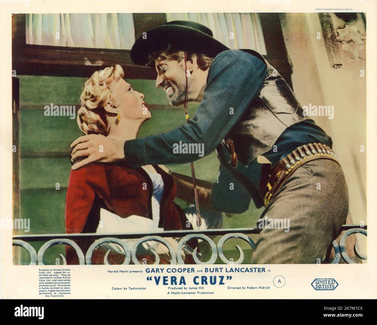 DENISE DARCEL und BURT LANCASTER in VERA CRUZ 1954 Regisseur ROBERT ALDRICH Hecht-Lancaster Productions / United Artists Stockfoto