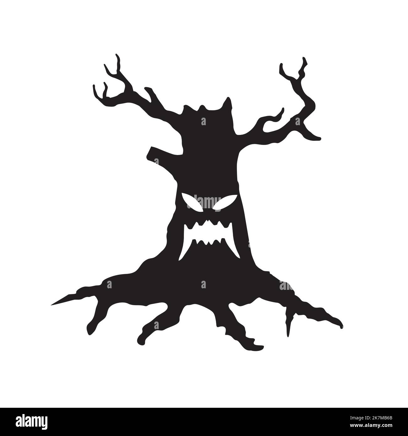 Halloween Baum für dein Design für das Holiday Halloween Stock Vektor