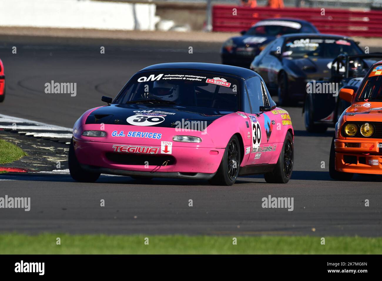 Sam Smith, Mazda MX-5 Mk1, Advantage Motorsport Future Classics, ein 40-minütiges Rennen mit der Option eines zweiten Fahrers oder eines Zweiwagen-Teams, aber mit einem Stockfoto