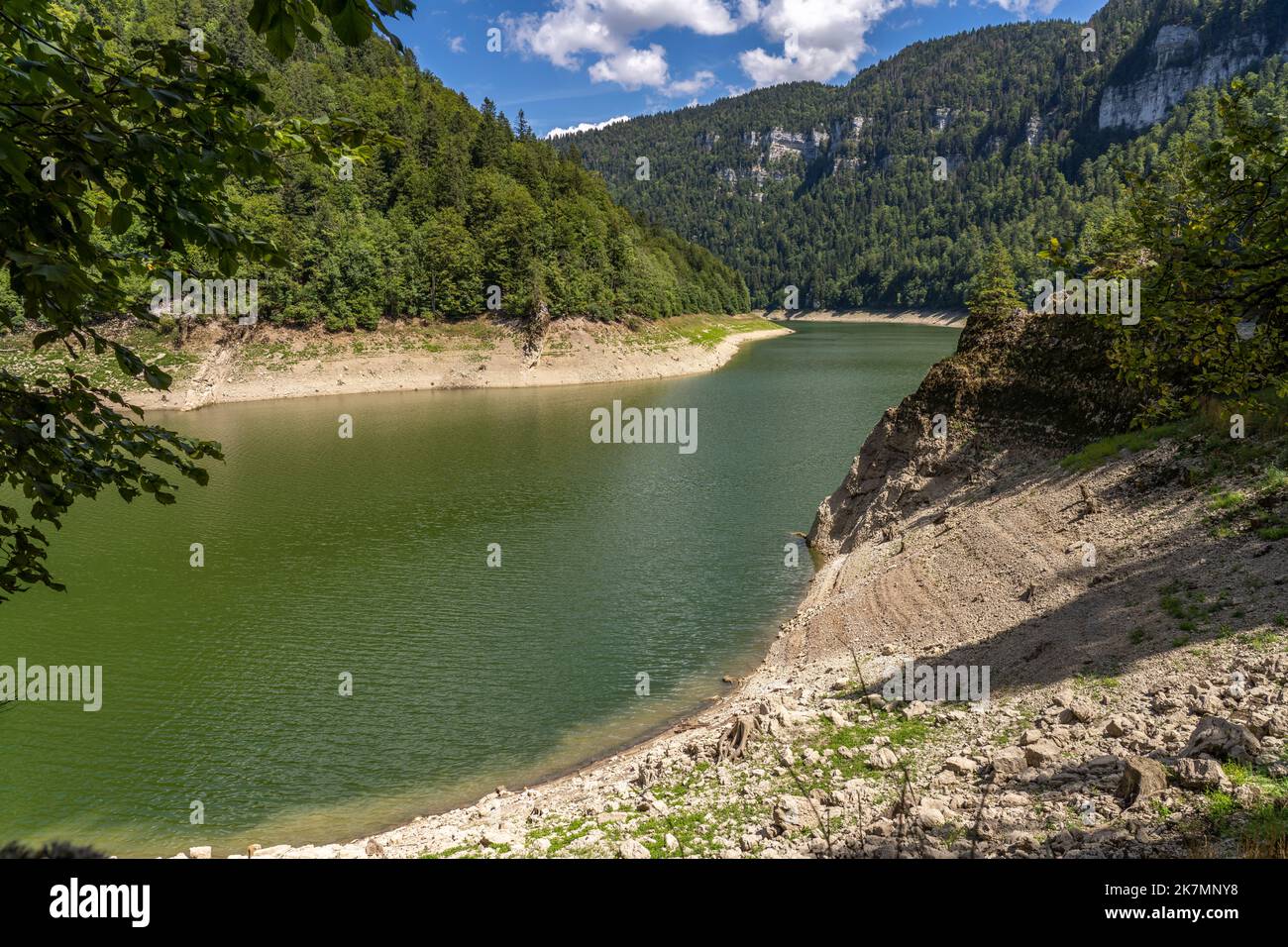 Fabelhafte Fluss Der Schweiz Und Frankreich Bildnull