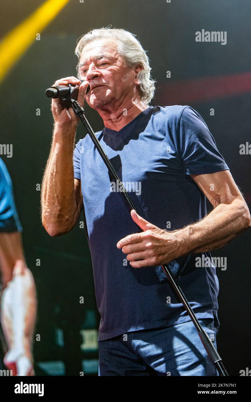 Mailand Italien. 17. Oktober 2022. Die englische Band DEEP PURPLE spielt live auf der Bühne des Mediolanum Forums während „The Whoosh! Tour“ Stockfoto