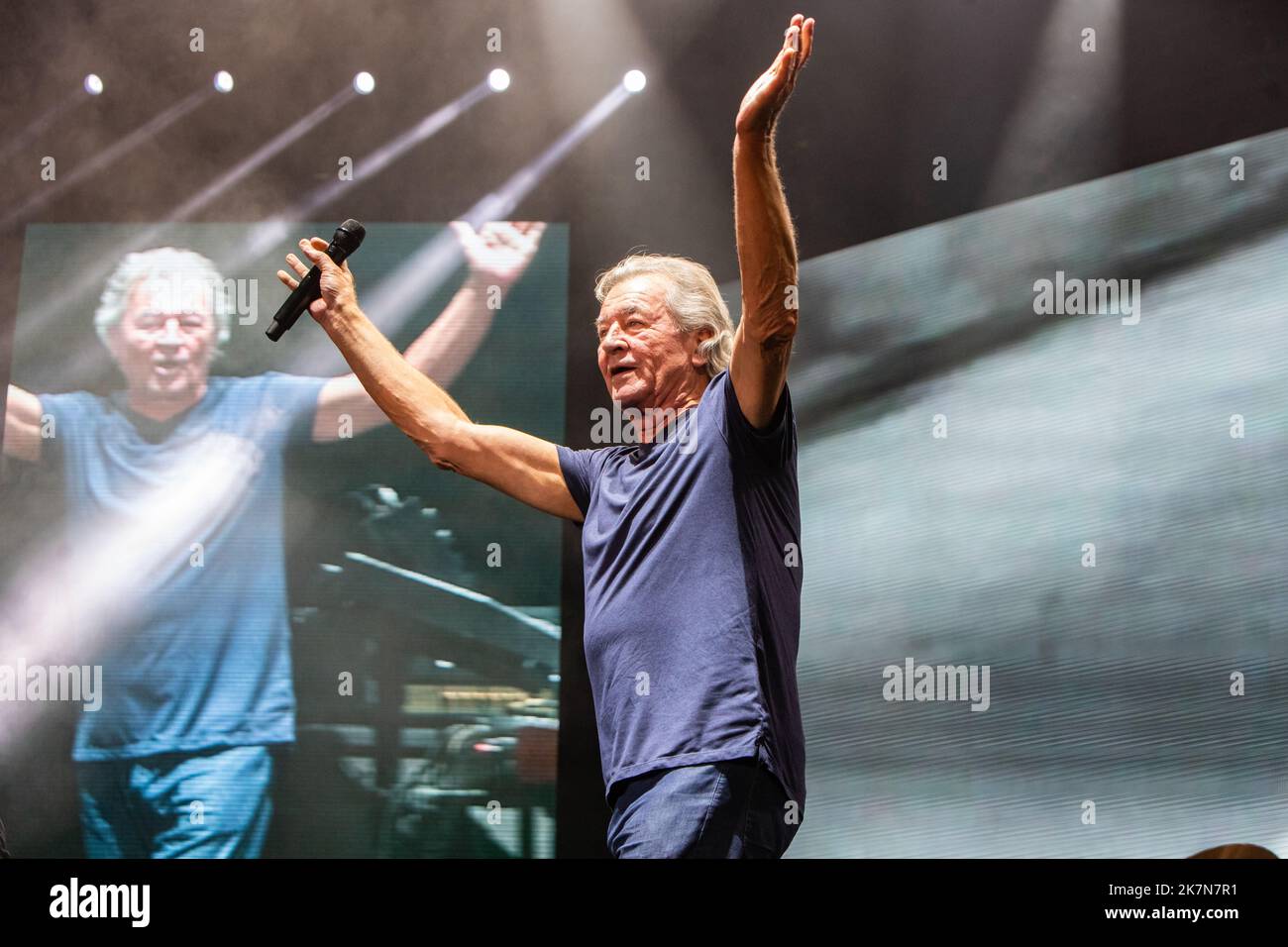 Mailand Italien. 17. Oktober 2022. Die englische Band DEEP PURPLE spielt live auf der Bühne des Mediolanum Forums während „The Whoosh! Tour“ Stockfoto