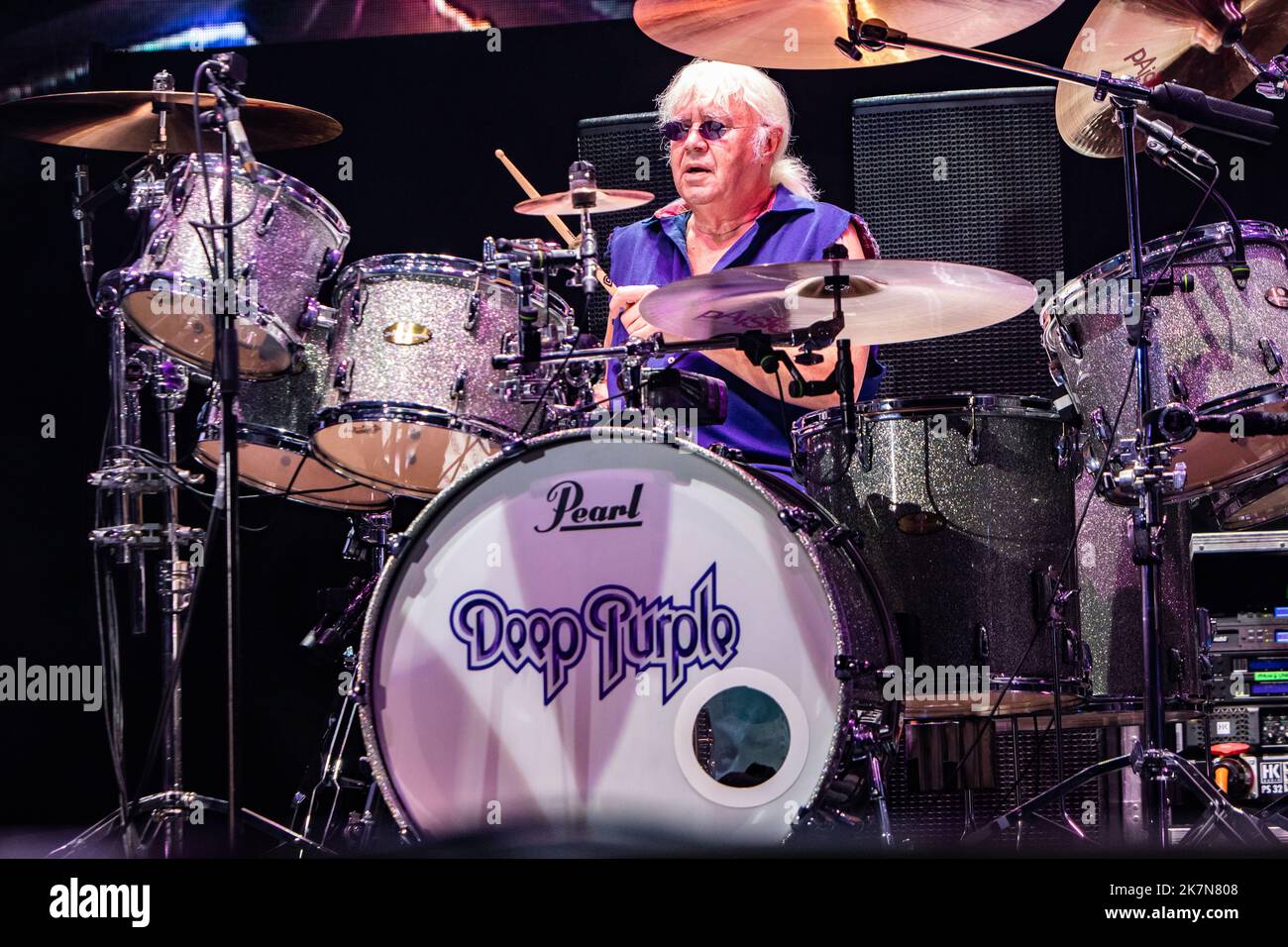 Mailand Italien. 17. Oktober 2022. Die englische Band DEEP PURPLE spielt live auf der Bühne des Mediolanum Forums während „The Whoosh! Tour“ Stockfoto