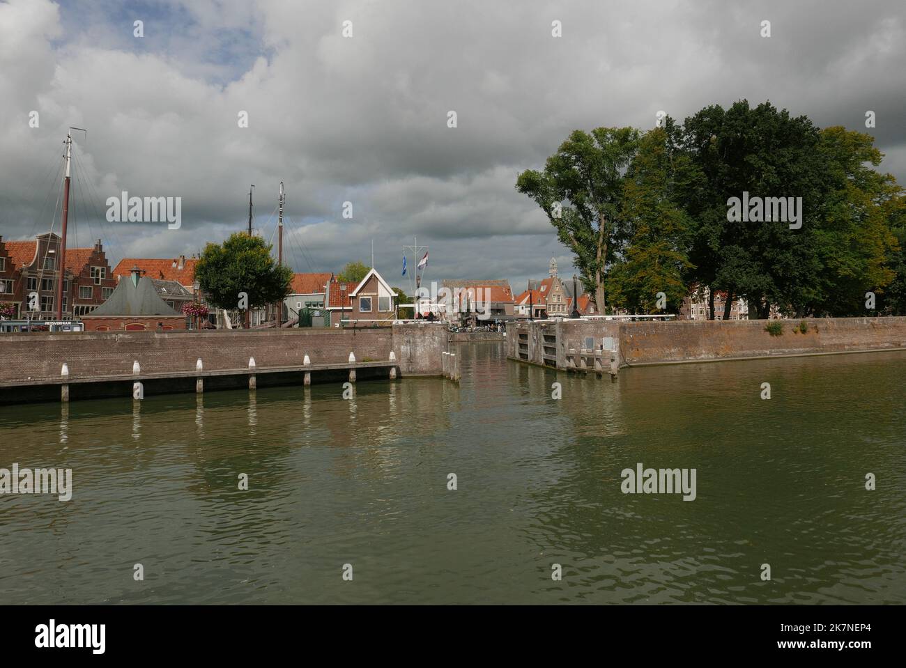 Marina in Hoorn, Niederlande. 2022 Stockfoto