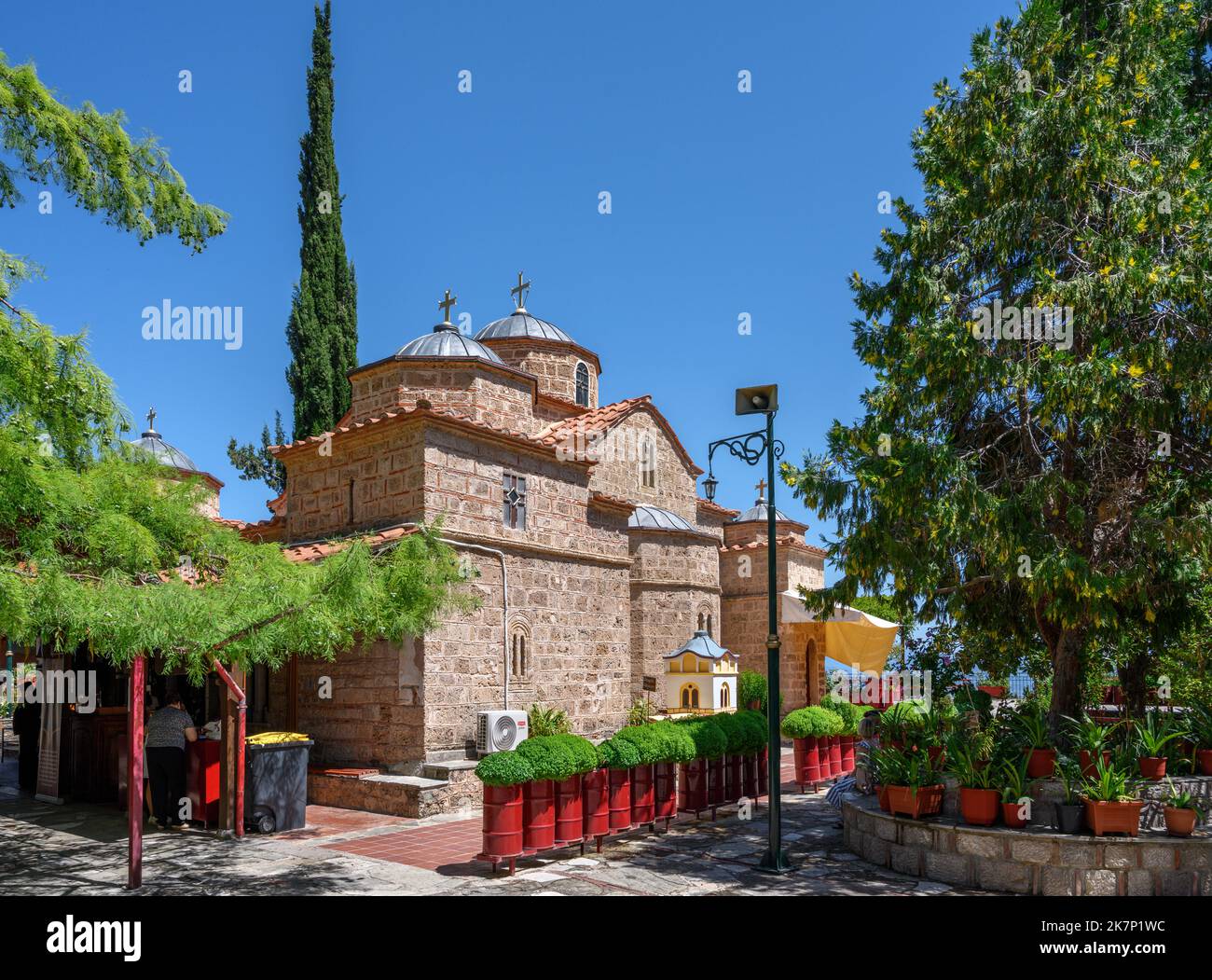 Das Kloster von Agathon (Agathonos), Iti Nationalpark, Zentralgriechenland, Griechenland Stockfoto
