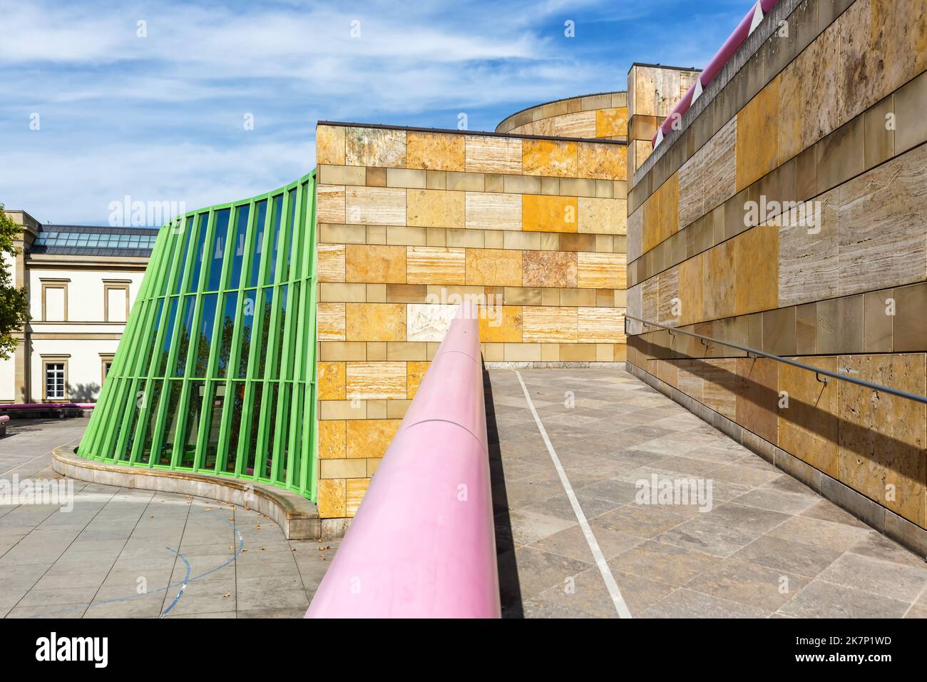 Stuttgart Neue Staatsgalerie Neue Staatsgalerie Moderne Architektur Stadt in Deutschland Stockfoto