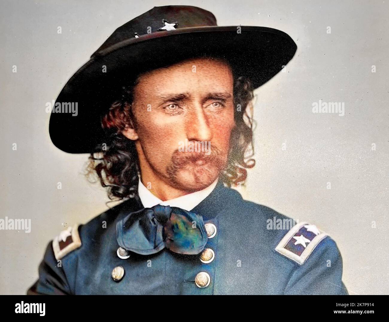 GEORGE ARMSTRONG CUSTER (1839-1976) Kavallerieoffizier der US-Armee um 1865 Stockfoto