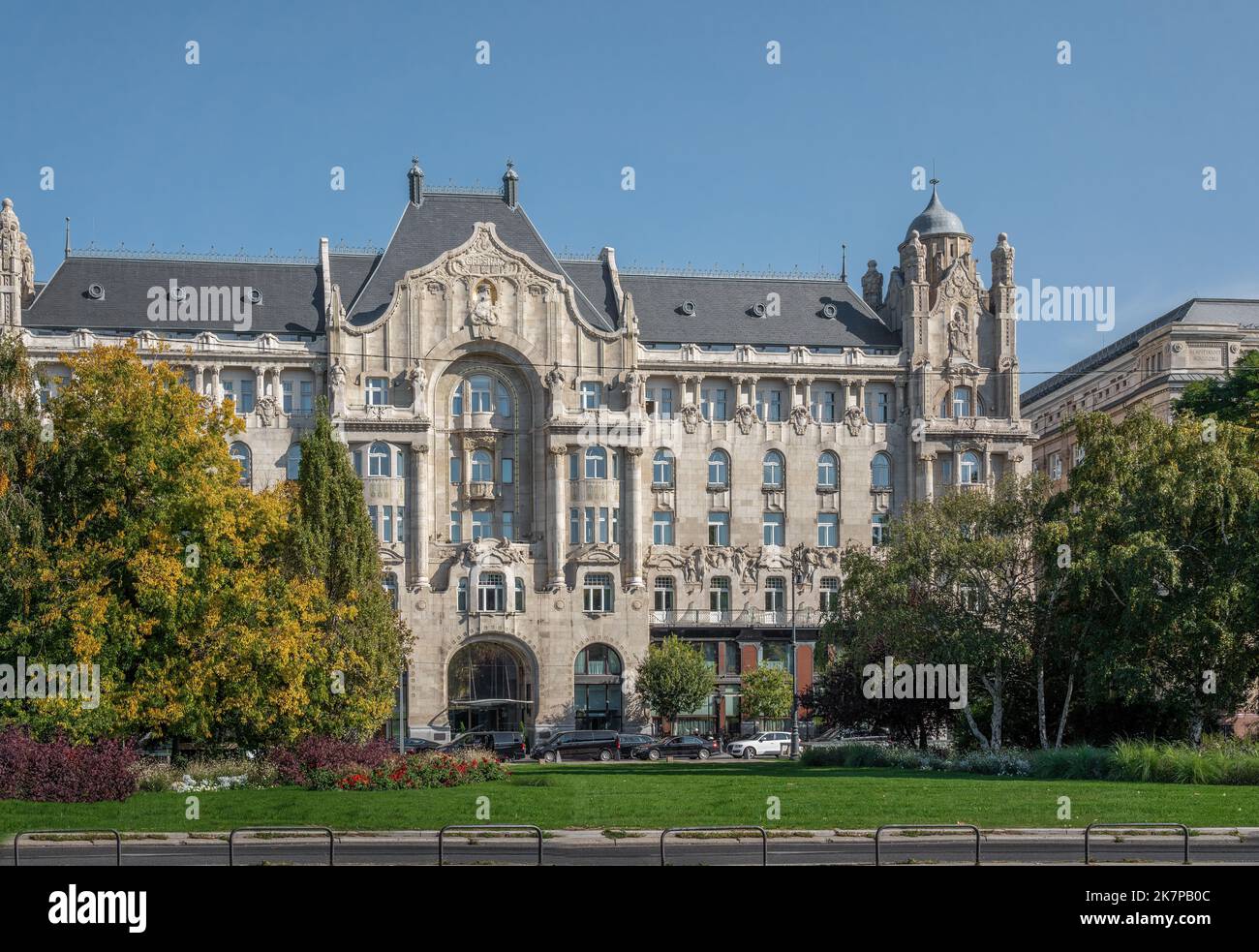 Gresham Palace - Budapest, Ungarn Stockfoto
